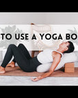 Linen Yoga Bolster